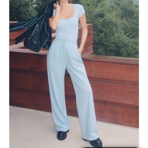 NWT Blue Trousers - Dynamite Lila Straight Pant